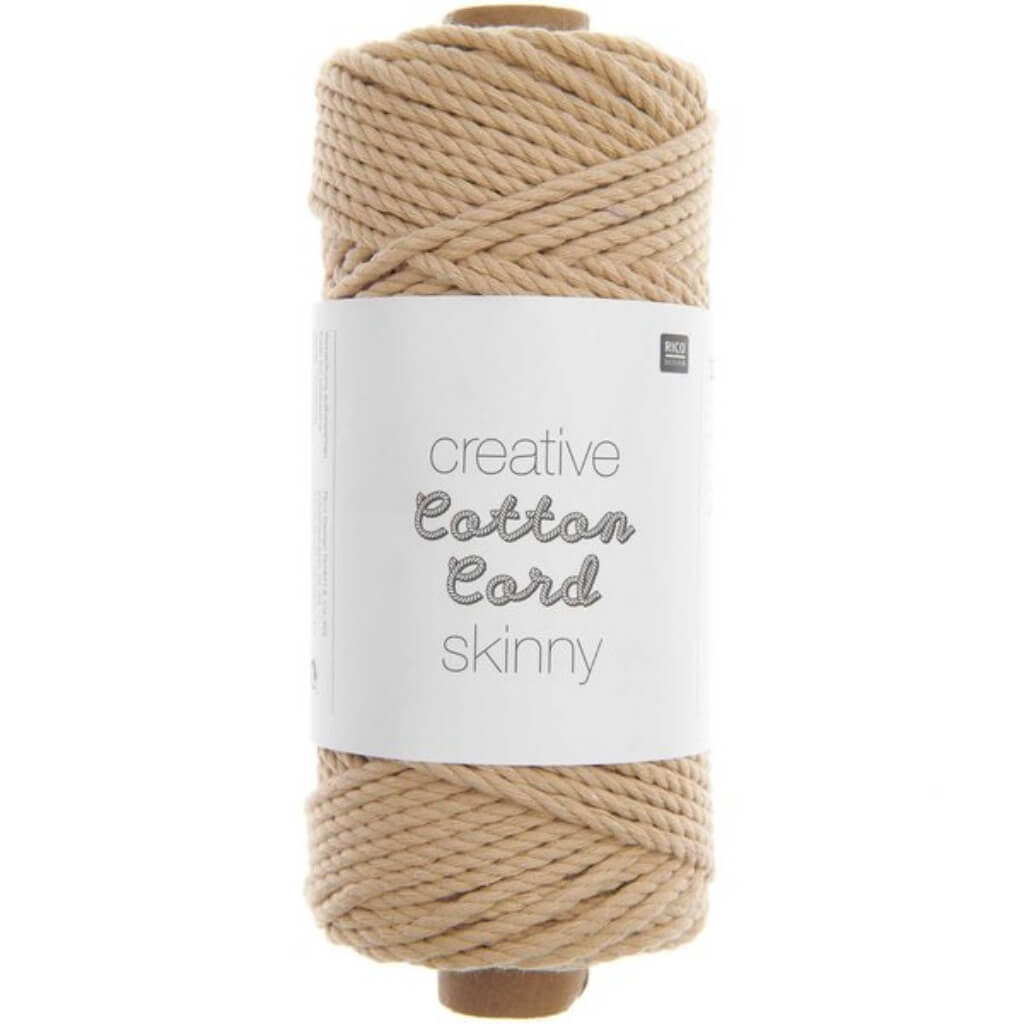 Rico Design Creative Cotton Cord Skinny 3mm x 55m camel bei bei bei bei Lieblingsgarn