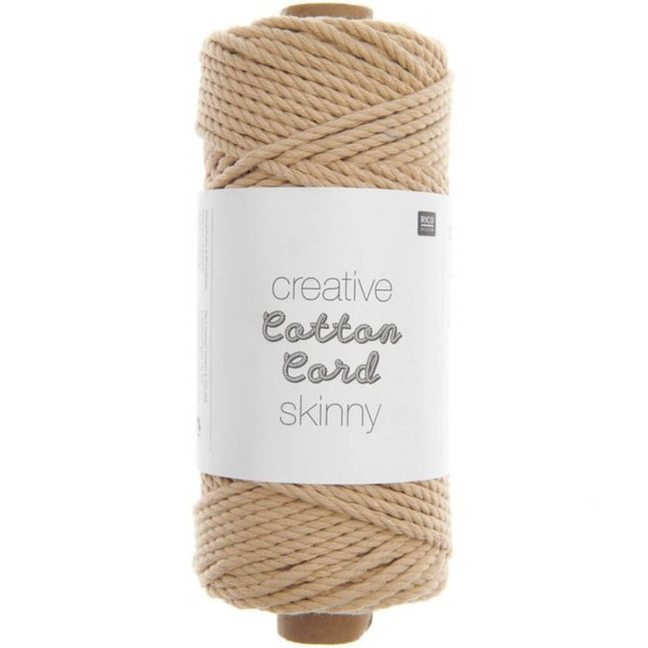 Rico Design Creative Cotton Cord Skinny 3mm x 55m camel bei bei bei bei Lieblingsgarn