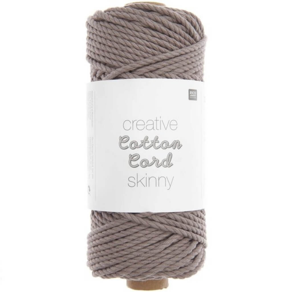 Rico Design Creative Cotton Cord Skinny 3mm x 55m taupe bei bei bei bei Lieblingsgarn