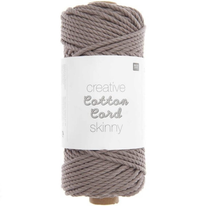 Rico Design Creative Cotton Cord Skinny 3mm x 55m taupe bei bei bei bei Lieblingsgarn