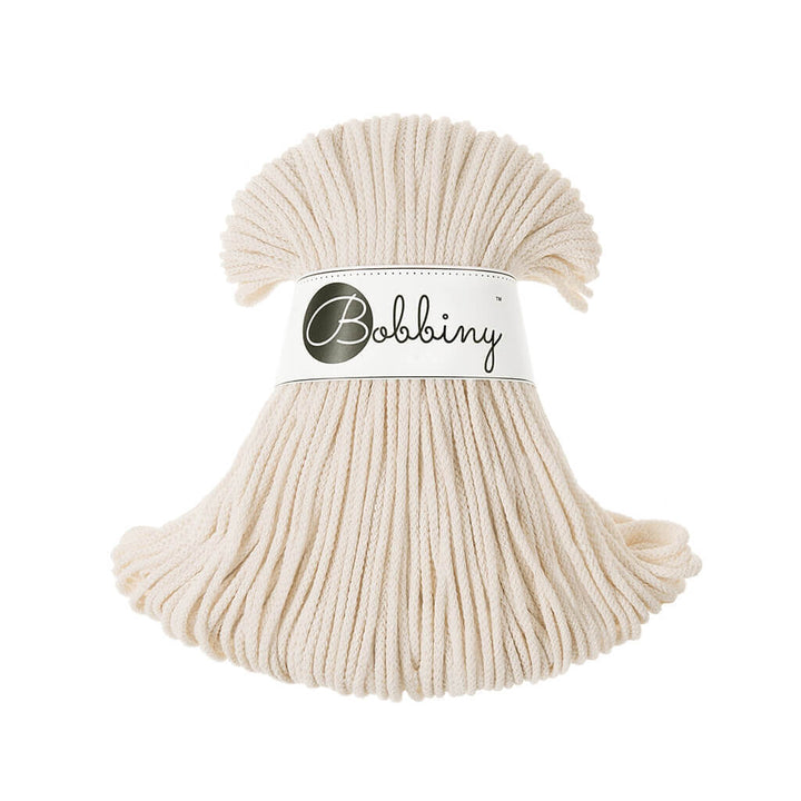 Bobbiny Kordel Junior 3mm x 100 m Natural Lieblingsgarn