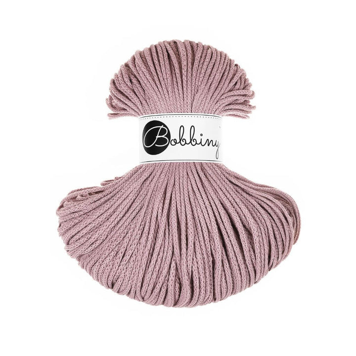Bobbiny Kordel Junior 3mm x 100 m Mauve Lieblingsgarn