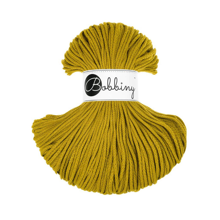 Bobbiny Kordel Junior 3mm x 100 m Spicy Yellow Lieblingsgarn