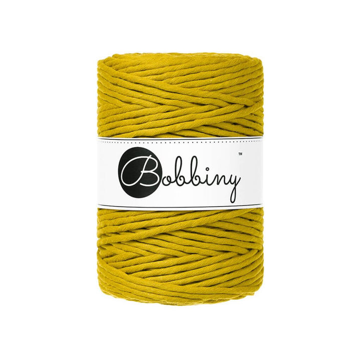 Bobbiny Makramee Garn 5 mm x 100 m Spicy Yellow Lieblingsgarn