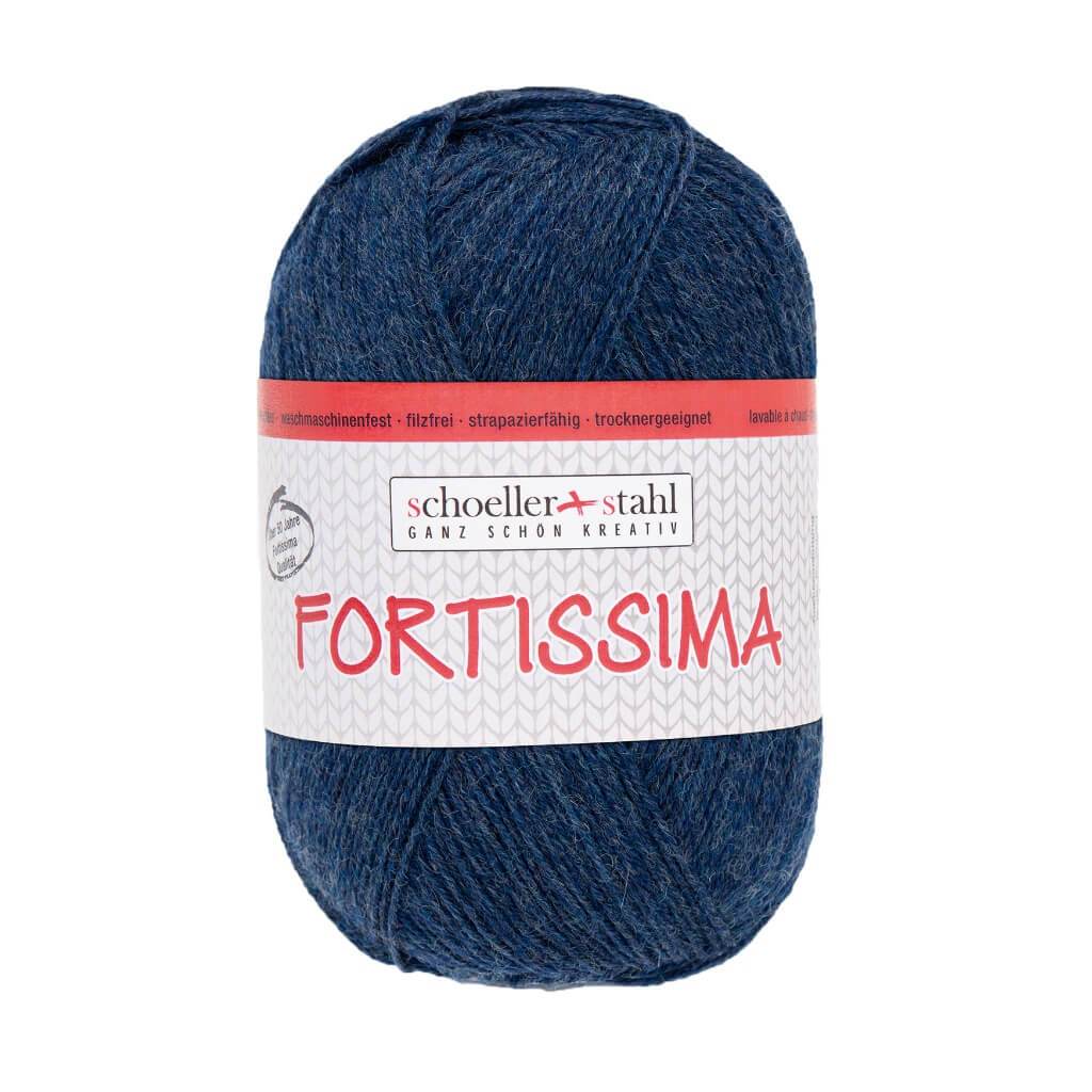 Schoeller + Stahl Fortissima Socka 100 - Sockenwolle 2039 - Marine-Meliert Lieblingsgarn