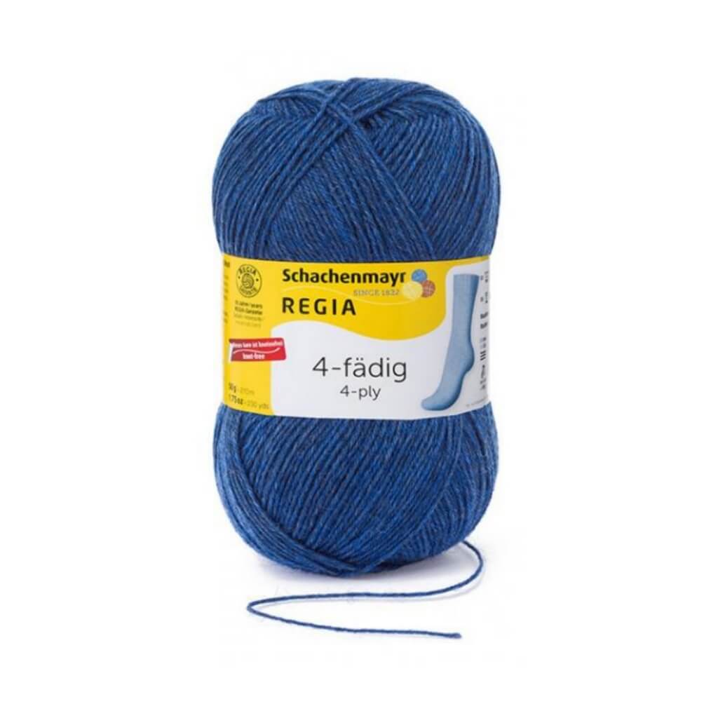 Schachenmayr Regia 4-fädig Uni 100 Gramm 1846 - Blue jeans Lieblingsgarn