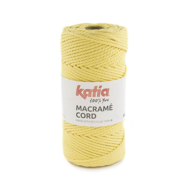 Katia Macramé Cord 5 mm Amarillo Lieblingsgarn