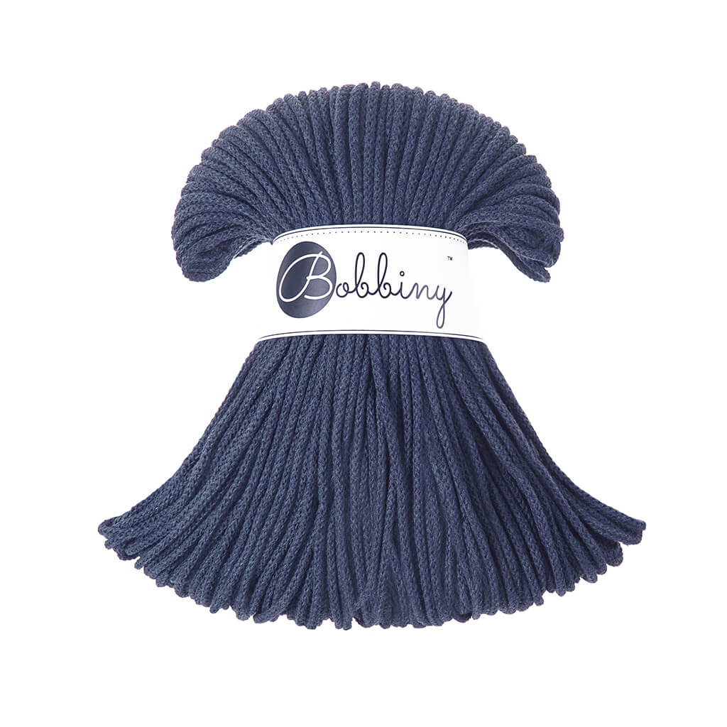 Bobbiny Kordel Junior 3mm x 100 m Jeans Lieblingsgarn