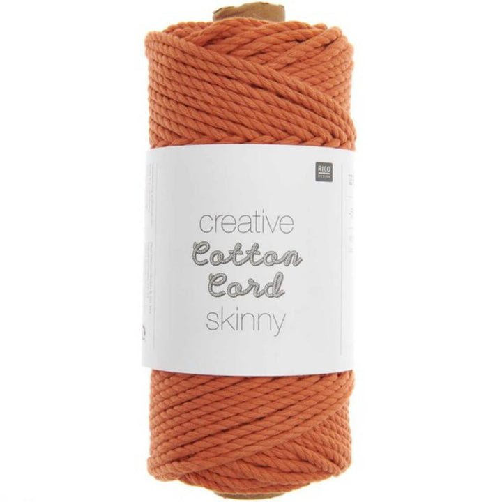 Rico Design Creative Cotton Cord Skinny 3mm x 55m orange bei bei bei bei Lieblingsgarn