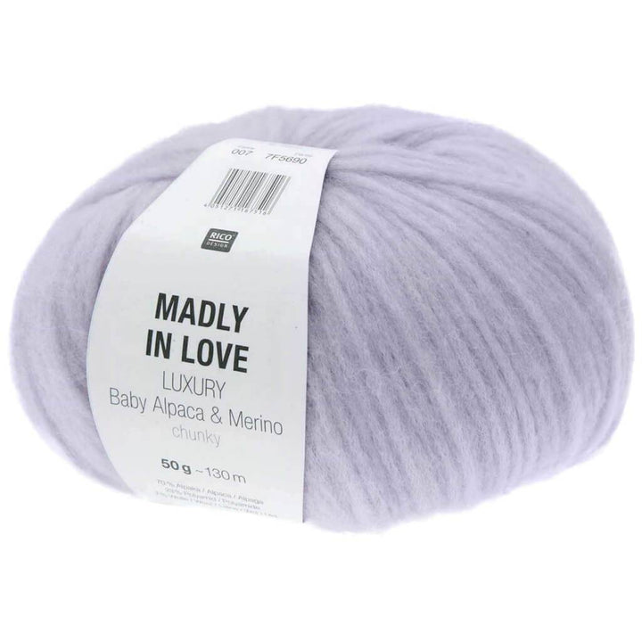Rico Design Luxury Baby Alpaca &amp; Merino Chunky - Madly in love 007 - Flieder bei bei bei bei Lieblingsgarn