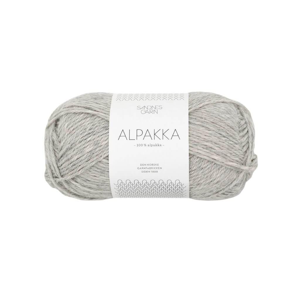 Sandnes Garn Alpakka 50g 1032 - Lys Gråmelert bei bei bei bei Lieblingsgarn