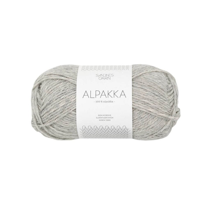 Sandnes Garn Alpakka 50g 1032 - Lys Gråmelert bei bei bei bei Lieblingsgarn
