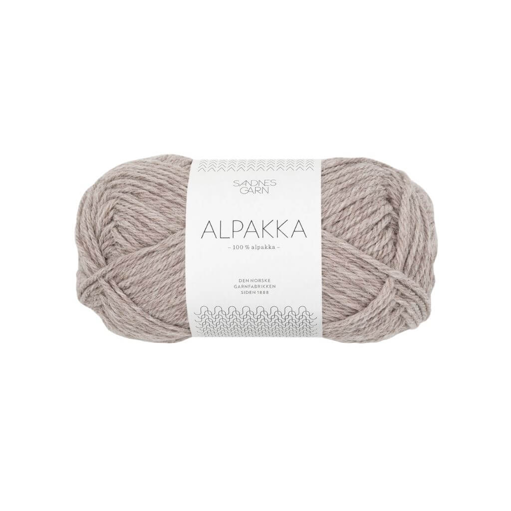 Sandnes Garn Alpakka 50g 2650 - Gråbeigemelert bei bei bei bei Lieblingsgarn
