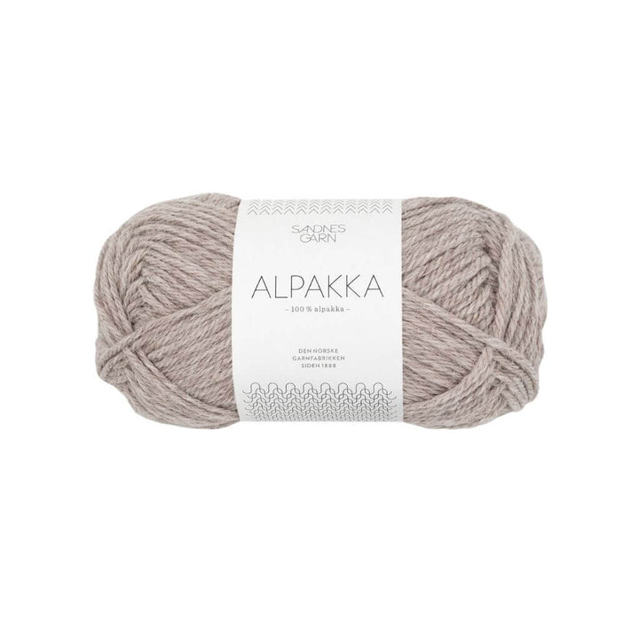 Sandnes Garn Alpakka 50g 2650 - Gråbeigemelert bei bei bei bei Lieblingsgarn