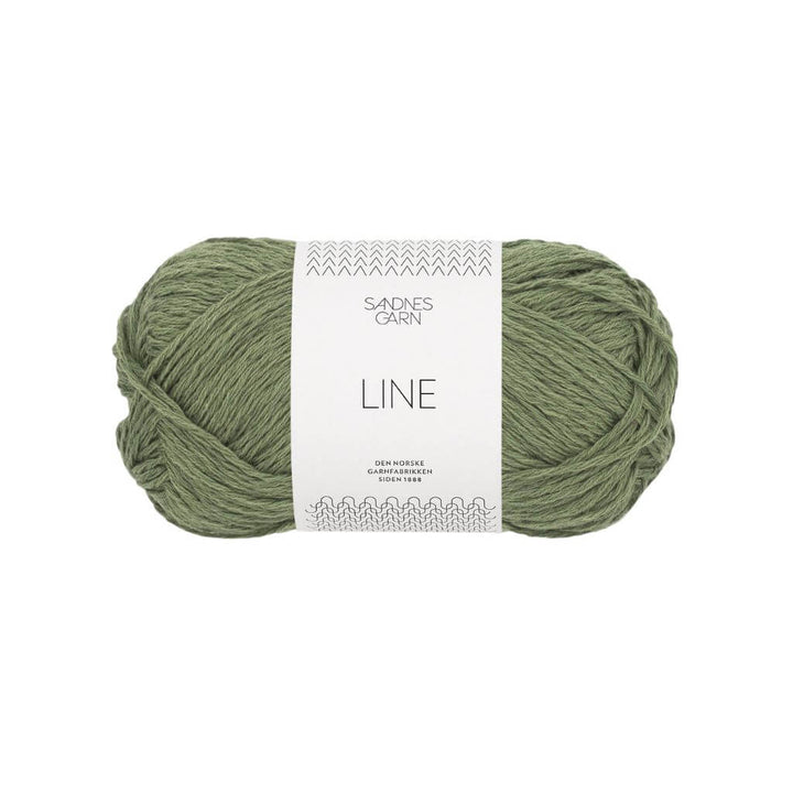 Sandnes Garn Line - 50g 9062 - Olivengrønn Lieblingsgarn