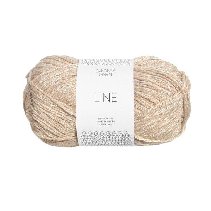 Sandnes Garn Line - 50g 3011 - Mandelhvit Lieblingsgarn