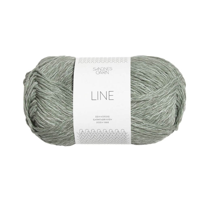 Sandnes Garn Line - 50g 8521 - Støvet Lys Grønn Lieblingsgarn