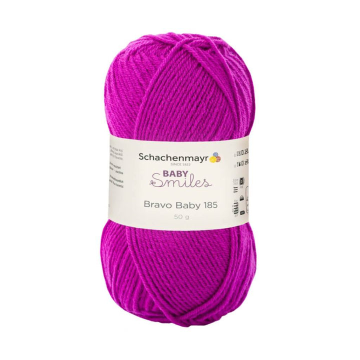 Schachenmayr Baby Smiles Bravo Baby 185 Babygarn 1037 - Fuchsia Lieblingsgarn
