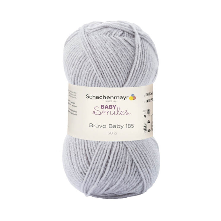 Schachenmayr Baby Smiles Bravo Baby 185 Babygarn 1090 - Grau Lieblingsgarn