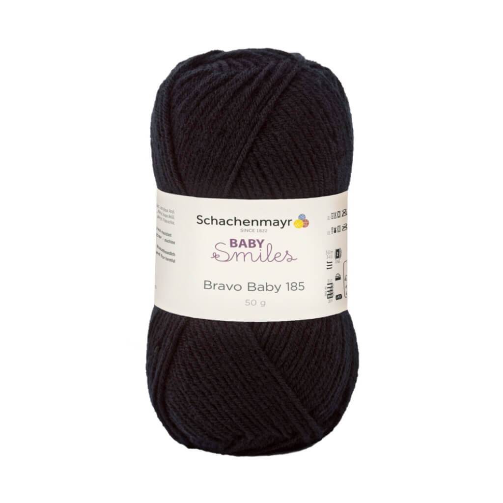 Schachenmayr Baby Smiles Bravo Baby 185 Babygarn 1099 - Schwarz Lieblingsgarn
