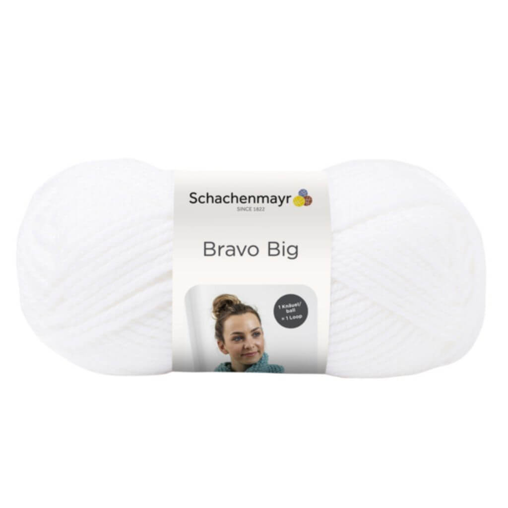 Schachenmayr Bravo Big 200g 101 - Weiss Lieblingsgarn